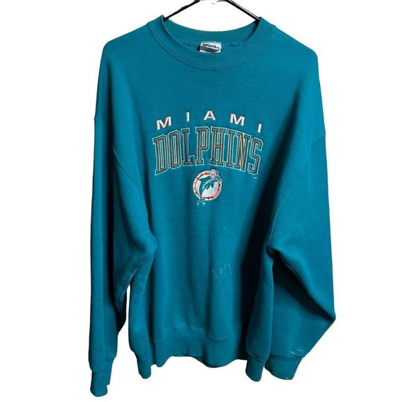 Vintage Pro Player Miami Dolphins Crewneck XL - Picture 1 of 6